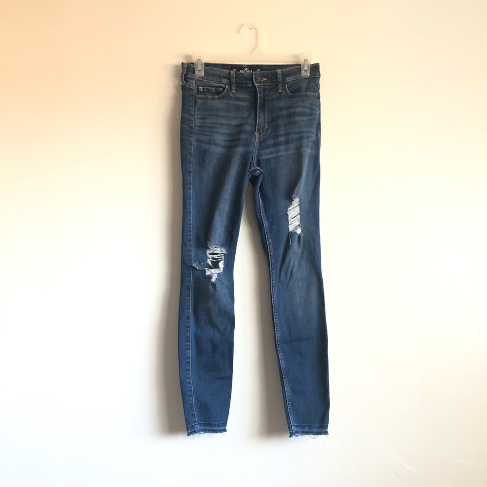 NWOT Hollister High Rise Super Skinny Crop Jeans